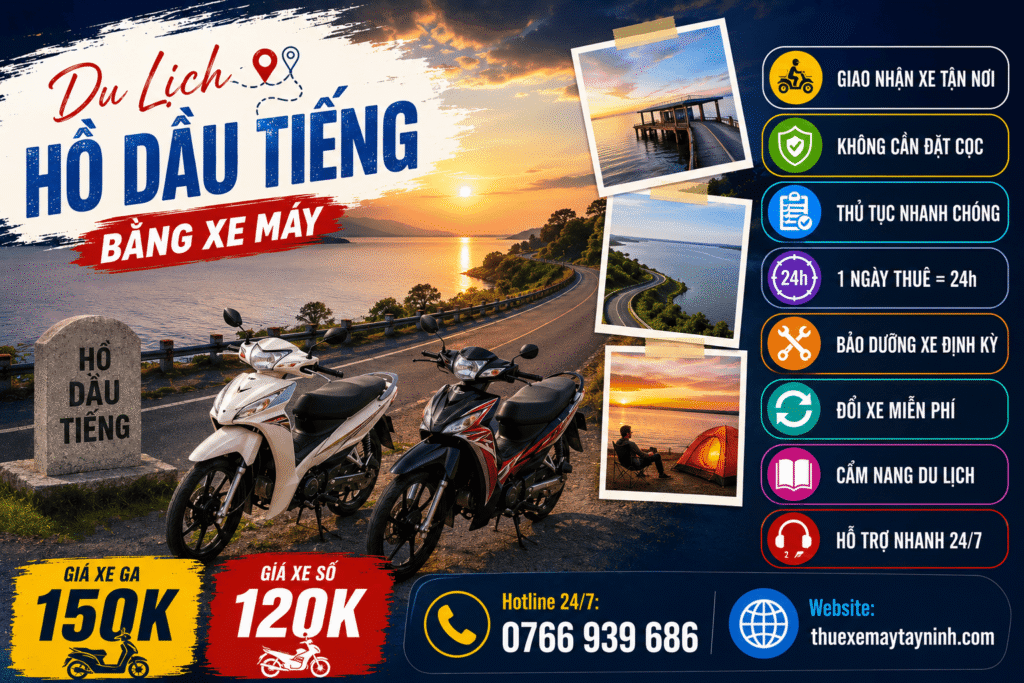 Du Lịch HỒ DẦU TIẾNG Bằng Xe Máy Ngắm Cảnh Hoàng Hôn 2 Du Lịch HỒ DẦU TIẾNG Bằng Xe Máy