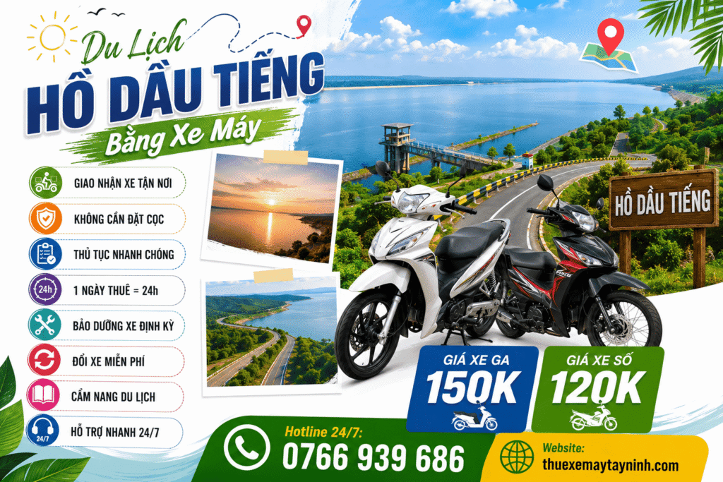 Du Lịch HỒ DẦU TIẾNG Bằng Xe Máy Ngắm Cảnh Hoàng Hôn 3 Du Lịch HỒ DẦU TIẾNG Bằng Xe Máy