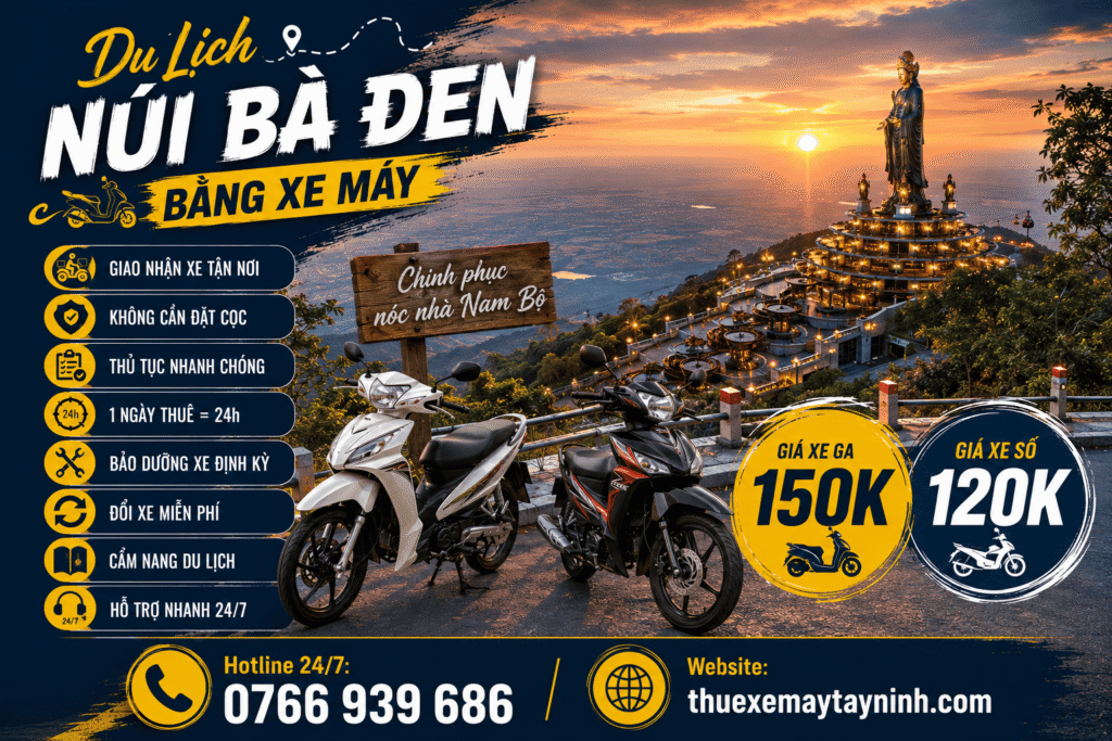 Du Lịch NÚI BÀ ĐEN Bằng Xe Máy Săn Mây Nóc Nhà Nam Bộ 1 Du Lịch NÚI BÀ ĐEN Bằng Xe Máy