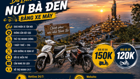 Du Lịch NÚI BÀ ĐEN Bằng Xe Máy