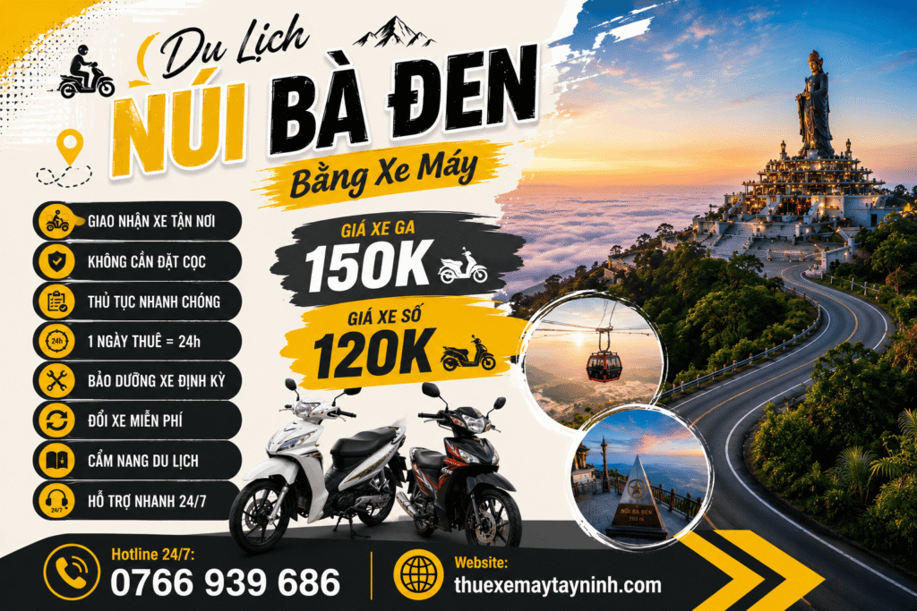 Du Lịch NÚI BÀ ĐEN Bằng Xe Máy Săn Mây Nóc Nhà Nam Bộ 3 Du Lịch NÚI BÀ ĐEN Bằng Xe Máy
