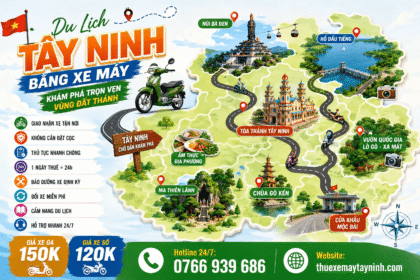 DU LỊCH TÂY NINH Bằng Xe Máy