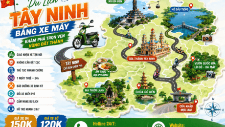 DU LỊCH TÂY NINH Bằng Xe Máy