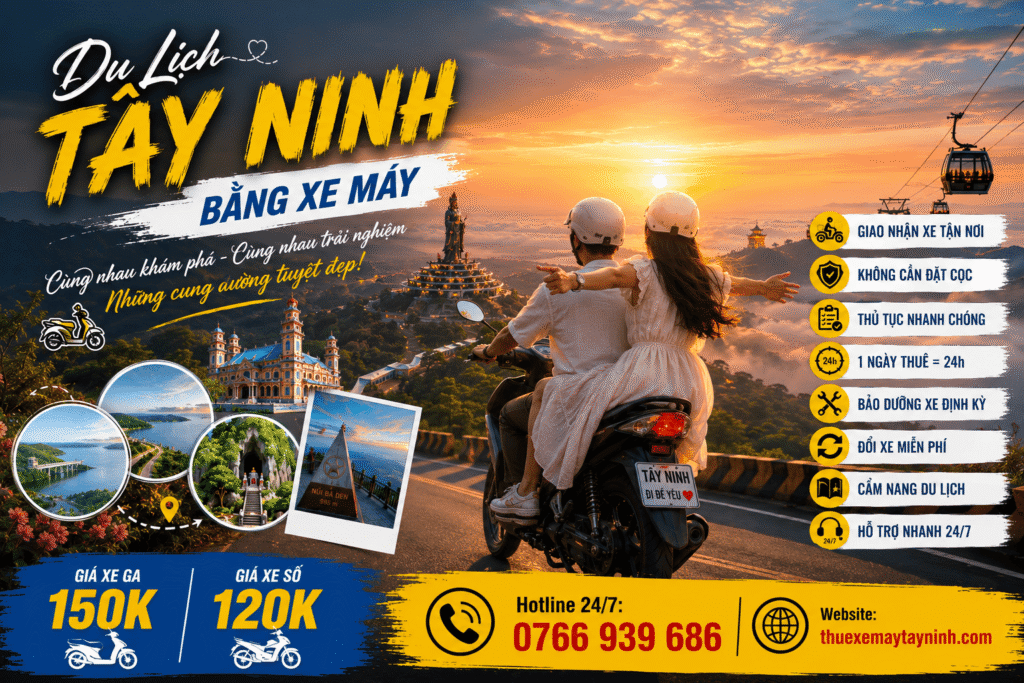 Địa Điểm DU LỊCH TÂY NINH Bằng Xe Máy Đầy Đủ A-Z 2 DU LỊCH TÂY NINH Bằng Xe Máy