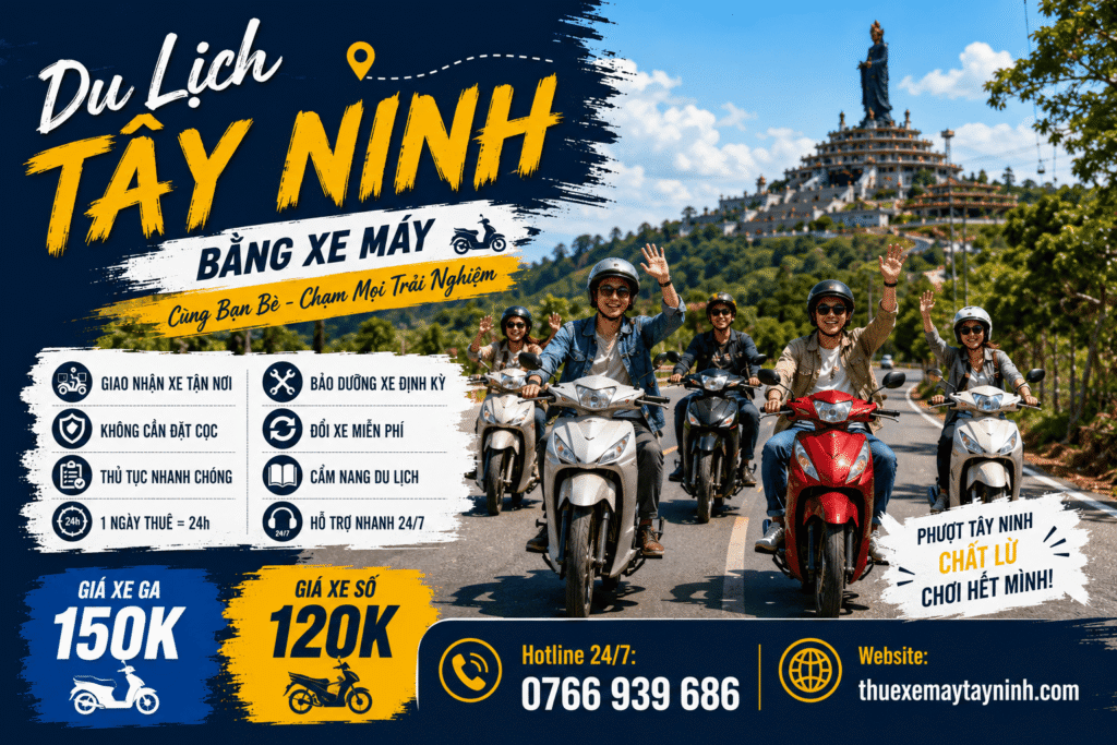 Địa Điểm DU LỊCH TÂY NINH Bằng Xe Máy Đầy Đủ A-Z 3 DU LỊCH TÂY NINH Bằng Xe Máy