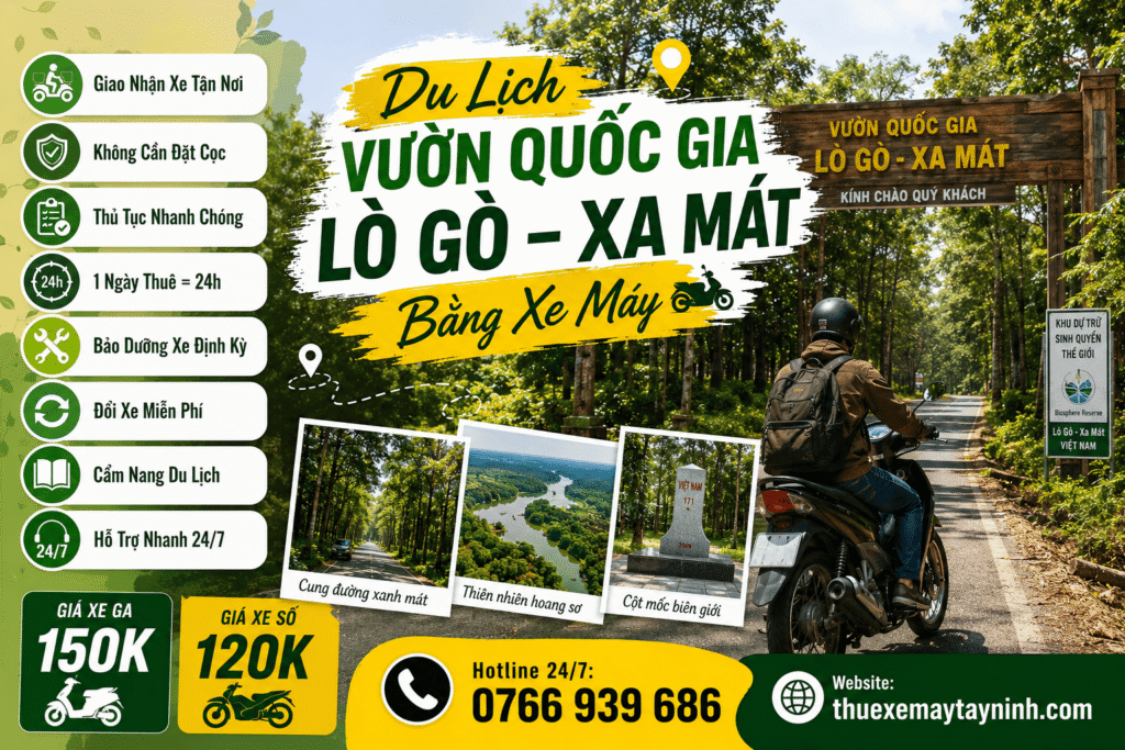 Du Lịch VƯỜN QUỐC GIA LÒ GÒ – XA MÁT Bằng Xe Máy Vui 1 Du Lịch VƯỜN QUỐC GIA LÒ GÒ – XA MÁT Bằng Xe Máy