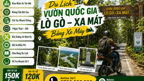 Du Lịch VƯỜN QUỐC GIA LÒ GÒ – XA MÁT 1 Du Lịch VƯỜN QUỐC GIA LÒ GÒ – XA MÁT Bằng Xe Máy