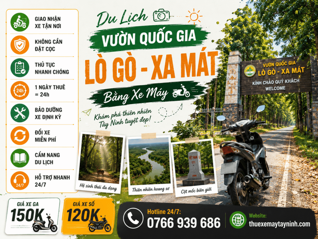 Du Lịch VƯỜN QUỐC GIA LÒ GÒ – XA MÁT Bằng Xe Máy Vui 2 Du Lịch VƯỜN QUỐC GIA LÒ GÒ – XA MÁT Bằng Xe Máy