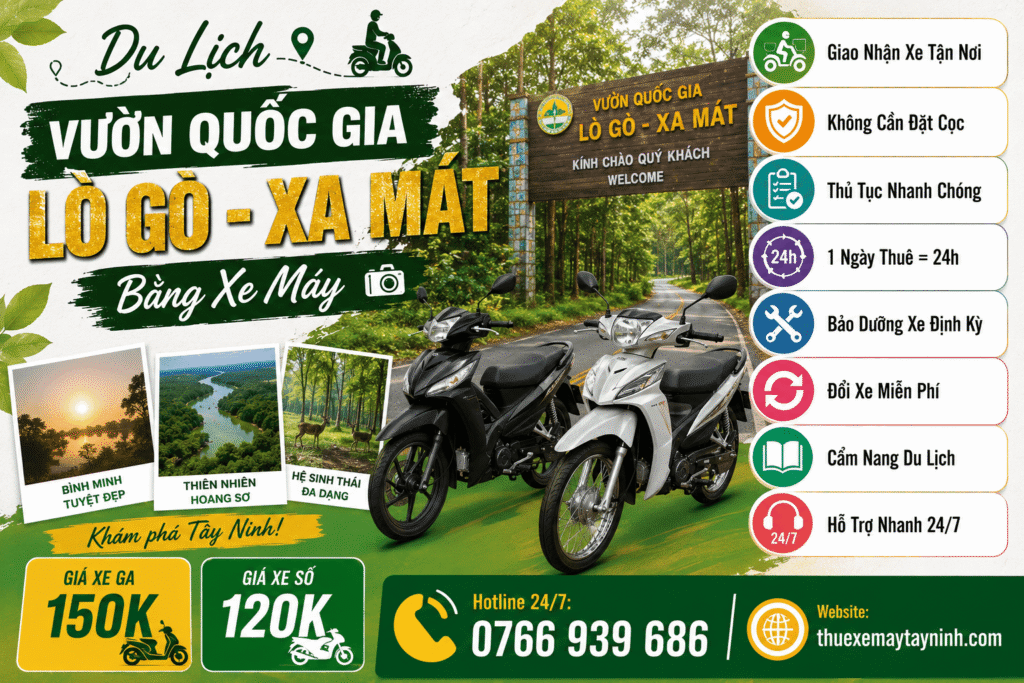 Du Lịch VƯỜN QUỐC GIA LÒ GÒ – XA MÁT Bằng Xe Máy Vui 3 Du Lịch VƯỜN QUỐC GIA LÒ GÒ – XA MÁT Bằng Xe Máy