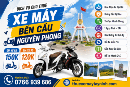 THUÊ XE MÁY BẾN CẦU