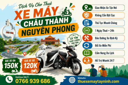 THUÊ XE MÁY CHÂU THÀNH