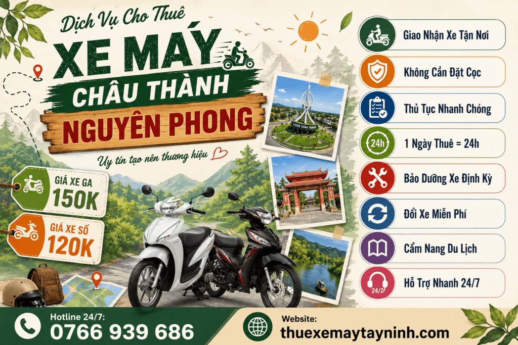 THUÊ XE MÁY CHÂU THÀNH Nhanh Gọn Uy Tín Giá Hợp Lý 3 THUÊ XE MÁY CHÂU THÀNH