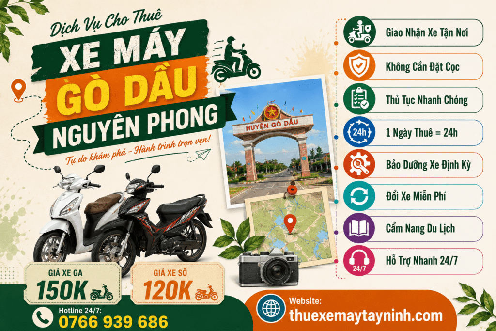 THUÊ XE MÁY GÒ DẦU Nhanh Chóng Giá Tốt Giao Ngay 1 THUÊ XE MÁY GÒ DẦU