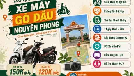 Thuê Xe Máy Gò Dầu 1 THUÊ XE MÁY GÒ DẦU