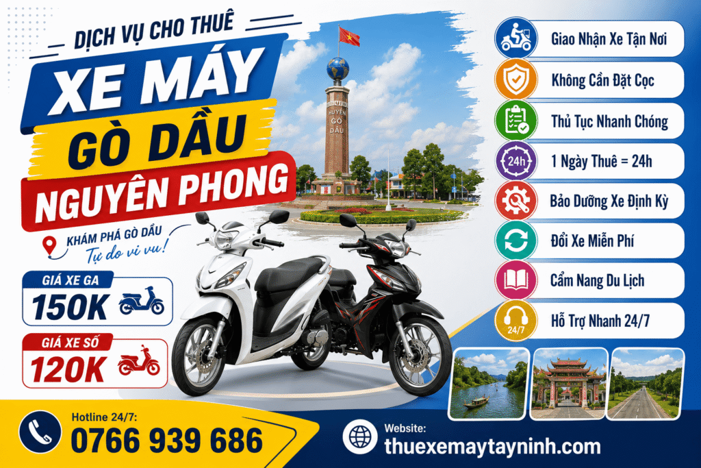 THUÊ XE MÁY GÒ DẦU Nhanh Chóng Giá Tốt Giao Ngay 2 THUÊ XE MÁY GÒ DẦU